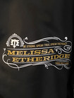 Melissa Etheridge Crew Tour Bomber Jacket Limited Edition Adult Size Large Black
