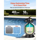 Uimoso 18-inch Sand Filter With 7-way Valve For Above inground Pools