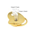 Luxury Baby Pacifier Clip Cover Crown Silicone Dummy Soother Holder Chain