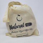 Natural Neo Handwoven Round Rattan Bag Shoulder Straps Handmade Vietnam