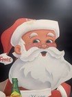 Vintage Squirt Soda Santa Claus Cardboard Die-cut Standee Display Happy Holidays