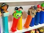 Pez Dispenser Display Case Keep Pez Dust Free Wall Hanging Item White