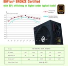 Power Supply 550w 80  Bronze Certified Psu  aresgame  Agw550 