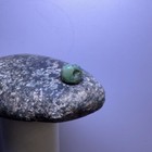 Ancient Pre Columbian Green Jade Pendant Combine Shipping  537