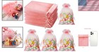 Charming 100pcs Pink Organza Gift Bags  4   X 4 72   For Jewelry   Party Favors
