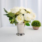 12 Pcs Silver Mint Julep Cups Metal Mini Vases Wedding Centerpieces Tableware
