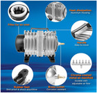 Aquamiracle Aquarium Air Pump Commercial Air Pump With Aluminum Housing  1200gph