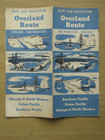 Southern Pacific union Pacific chicago   North Western 1952 Overland Route Guide