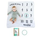 Monthly Baby   1-12 Month Baby Photo Prop  100  1-pack Milestone Blanket