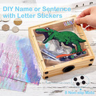 Wooden Piggy Bank For Kids Boys Girls  Diy Name Coin Bank Unicorn Dinosaur Mone