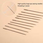23 Pcs Large Eye Sewing Needles  2 36in Sewing Sharp Needles  Leather Needle Em
