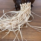 Hawaiian Natural Ikaika Warrior Helmet Makini Mask With Raffia Maui Hawaii