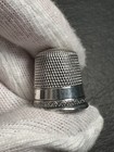 Antique Sterling Silver Thimble  Size 11 Simon Brothers H495