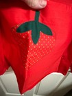 Vintage Handmade Strawberry Smock Apron Pre Owned