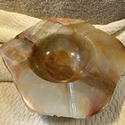 Vintage Ashtraycarved Polished Onyx Marble Natural Stone 6 5     6 5  Heavy