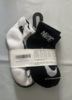 Nike Socks Ankle Cushioned School Everyday Kids 6 Pair Shoe Size 10c-3y Multi