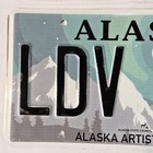 Alaska License Plate     free         Ldv 963   Artistic Design Graphic Nice Ak Tag 