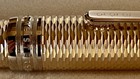 Montblanc Meisterst  ck Solitaire Legrand Geometry Champagne Gold Rollerball Pen