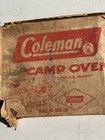 1950 s Coleman Folding Camp Oven Model 5010-700 Diamond Logo   Box