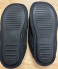 Nfl Black Slip-on Men s Slippers Faux Fur Lining Comfort Plaid Size 7-8