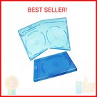  10  Empty Standard Double Blue Replacement Boxes cases For Blu-ray Disc Movies