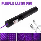 9900mile 532nm Rechargeable Purpl Laser Pointer Pen Astronomy Visible Beam Lazer