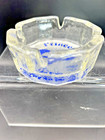 Vintage Thick Textured Clear Glass Ashtray  princess Cruises  4  Dia 