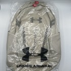 Under Armour Ua Hustle 6 0 Storm Backpack School Laptop Book Bag Khaki Base Tan