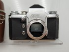 Vintage Wirgin Edixa Reflex 35mm Film Slr Camera Body   Prism Finder W  Case