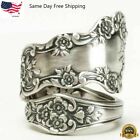 Fashion Flower 925 Silver Filled Ring Women Party Jewelry Gift Ring Sz 6-10