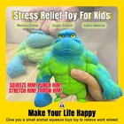Yhan Super Stretchy Gorilla Fidget Toy  blue-green  Medium  Blue-green 
