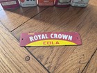 Nice Porcelain Drink Royal Crown Cola Metal Crate Tag