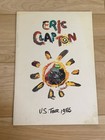 Original Eric Clapton 1985 Behind The Sun U s  Tour Concert Program
