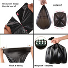 5 Gallon Trash Bags Black Garbage Recycling Leakproof No Smell Office Kitchen