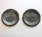 Pair Of Vintage University Of Iowa Hawkeyes Hawk Pins Pinbacks Buttons