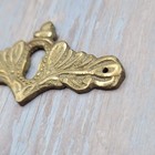 Vintage Ornate Brass Skeleton Keyhole Escutcheon Salvage Hardware 2 5 