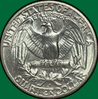 1955-d Washington Quarter Silver Brilliant Uncirculated Bu Coin  44289