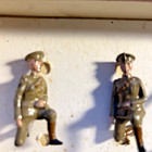 Vintage Pre-war Britains Set  313 Royal Regiment Of Artillery Gunners Boxed 9pc