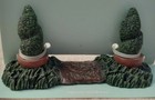 The Bloom Room Littles Topiary Walkway  fairy gnome Garden Decor 2 x4  Resin  