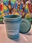 New Set Of 5 Lowe s Teal 0 42 Quart Bpa-free Mini Bucket  W lid - Flat Rate Ship
