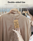 100 Pcs Kraft Blank Shipping Tags With Elastic String Attached Hanging Paper Tag