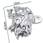 Aluminum Horn Cover Chromed Flame Skull Style For 1992  Harley Cowbell   V-rod s