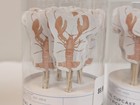 2 Pack Sara Fitz Lobster Cupcake Toppers 48 Total Ct Party Picks Ocean Beach