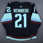 2023-24 Alexander Wennberg Seattle Kraken Game Used Worn Nhl Hockey Jersey