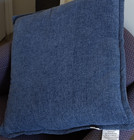   35 Or Best Offer   Throw Pillow 22  Large Decorative Plush Comfy In Dusty Blue