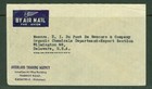 Pakistan 1953 Karachi Night Post Office 12 Sep 53 Cds Airmail Combo To Usa