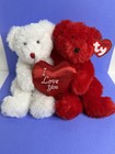 Ty Classic Truly Yours Bears Mwmts Stuffed Animal Valentine   s Day