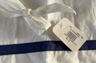 Pottery Barn Parker 100  Organic Cotton Euro 26x26 Pillow Sham Twilight Blue New