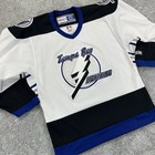 Vintage Tampa Bay Lightning Hockey Jersey Adult Small Ccm Sewn White Nhl Mens