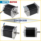    us   cnc Nema23 Stepper Motor 270oz in 3a 76mm Hybrid Dual Shaft For Cnc printer